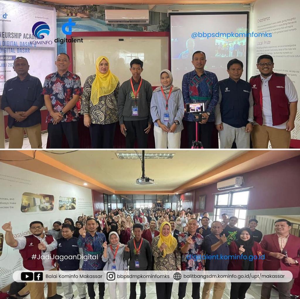 Digital Entrepreneurship Academy (DEA) Kominfo Makassar Batch 1 dilaksanakan di IBK Nitro