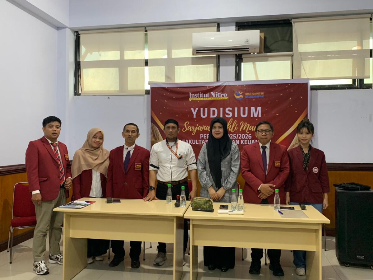Kukuhkan Kelulusan Mahasiswa, IBK Nitro Sukses Selenggarakan Prosesi Yudisium